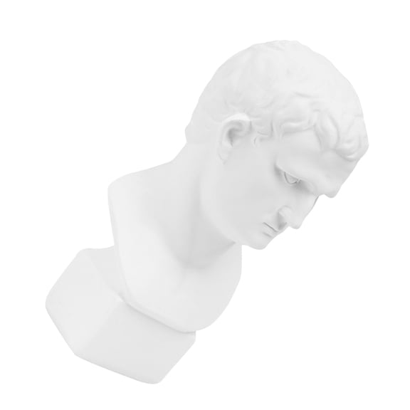 Raindrops Plaster Statue Drawstring Toy Display Office White