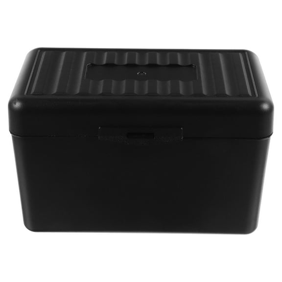 Raindrops Plastic Card Box Business Holder Case Boxes Office Man Black