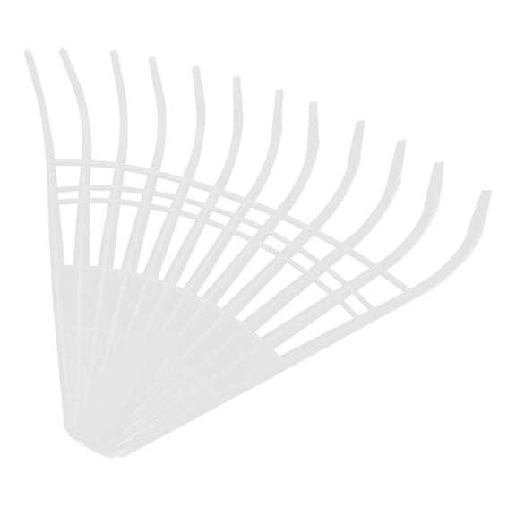 CHICHUMID Heavy Duty Plastic Lawn Rake for Leaves and Grass Ideal for Garden and Yard Use