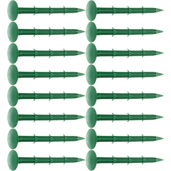 Raindrops Landscaping Stakes Plastic Green for Gardeners Orchard 150Pcs 3x3x11Cm