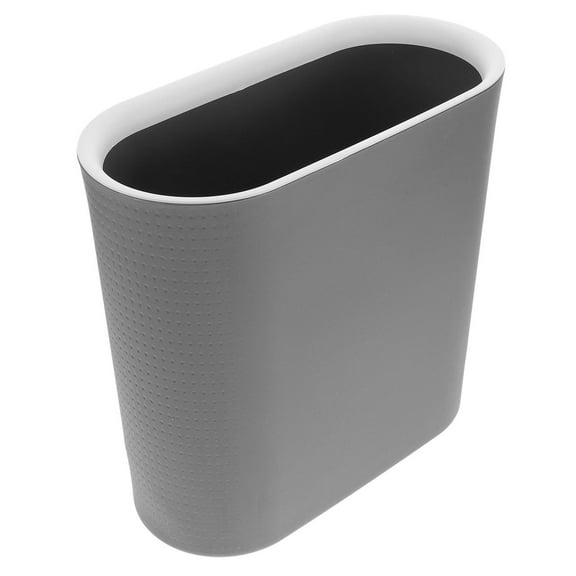 Raindrops Plastic Large Trash Can Saving Waste Bin Home Trash Bin Waste Container Narrow Slit Paper Basket for Bathroom Kitchen Bedroom Living Room