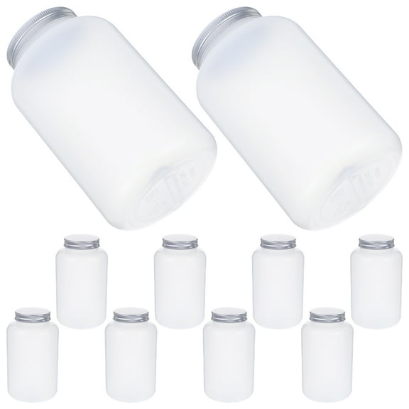 Raindrops Plastic Milk Jug with Wide Mouth Design for Home Use Convenient Disposable Bottles with Caps 500ml