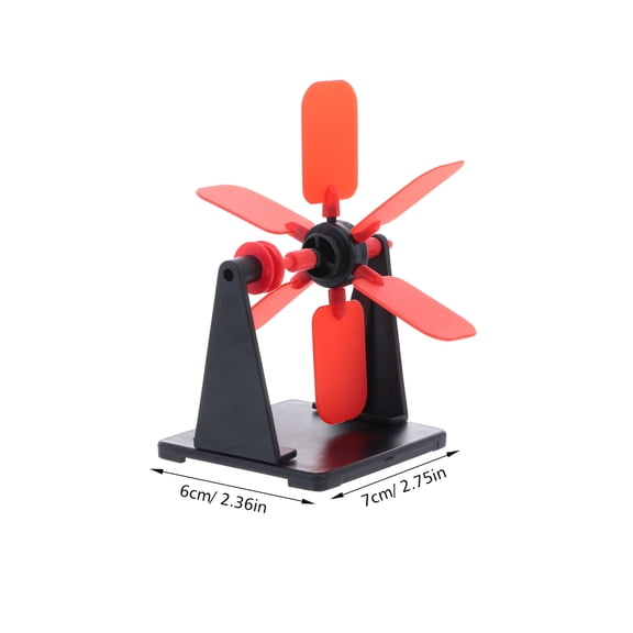 Raindrops 1Set Water Wheel Model DIY Teaching Aid for Energy Conversion Science Lessons