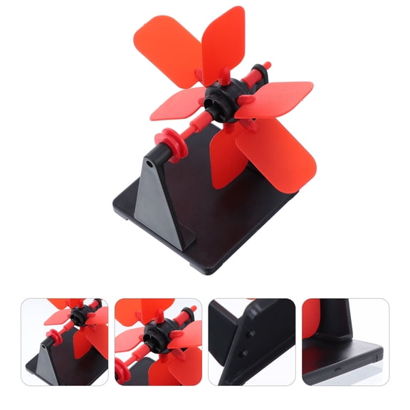 Raindrops 1Set Water Wheel Model DIY Teaching Aid for Energy Conversion Science Lessons