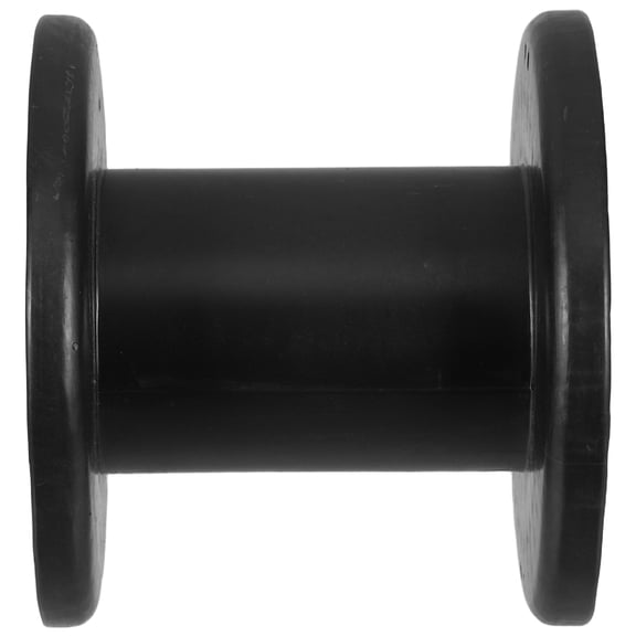 Raindrops Black Plastic Winding Spool for Cord Organizing Use Lightweight with 100mm Outer Diameter