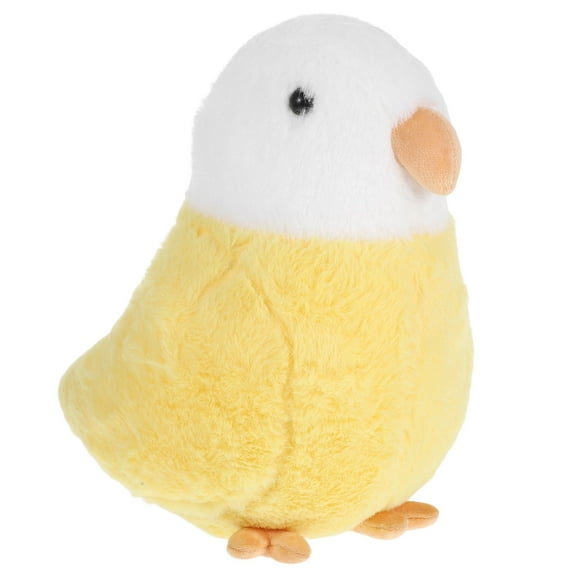 Raindrops Yellow Parrot Plush Toy Pillow Soft Cozy Stuffed Animal for Kids Home Decor