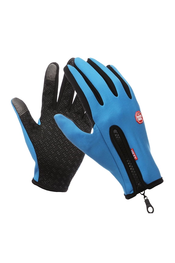 Plush Warm Gloves for Women Cold Weather Winter 1 Pair Waterproof Nylon