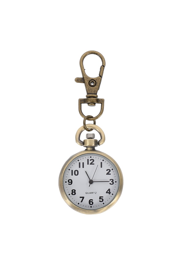 Pocket Watch Key Chain Portable Unisex Pendant Clock