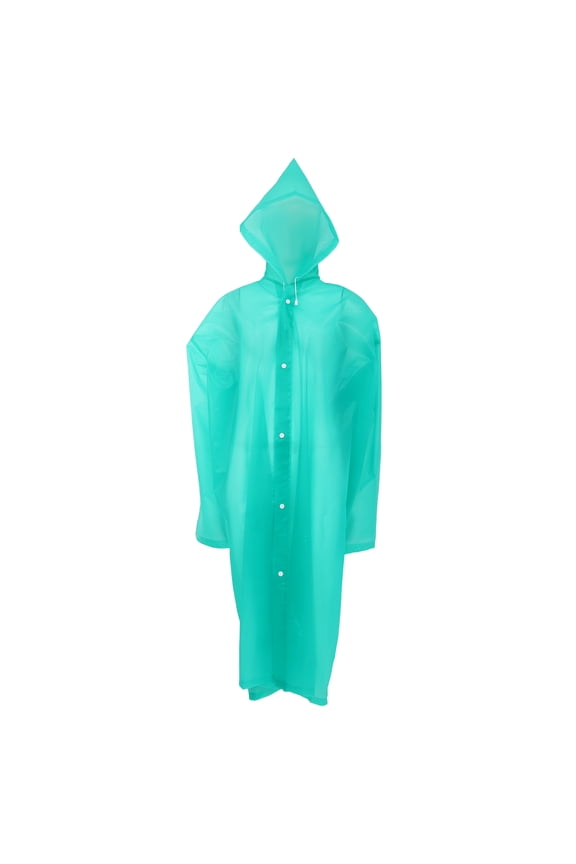 Ponchos Raincoat Affordable Rain Poncho Women's Travel 145X68X0.1CM Green