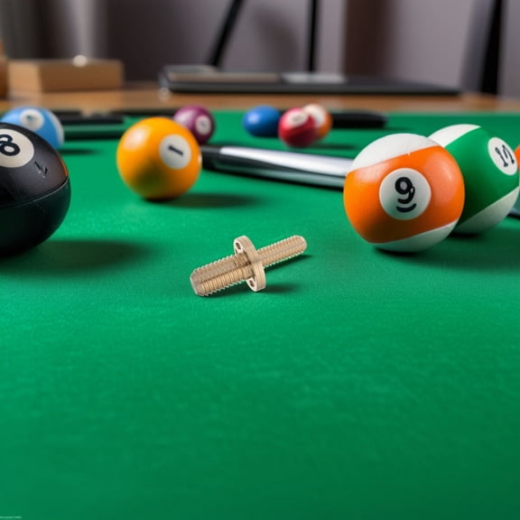 LABRIMP Pool Cue Joint Screw - Golden Brass, Ideal for Cue Stick, Secure and Versatile