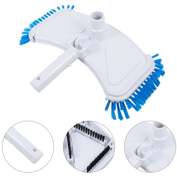 Raindrops  Pool Sweeper Head Brushes Vacuum Cleaner Cleaning Tools White