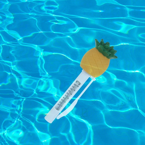 Raindrops  Pool Temperature Cartoon Thermometer Waterproof Pools Gauge Baby Yellow