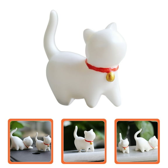 Raindrops Porcelain Figurines Decoration Pet Lovely Mini Home Child White