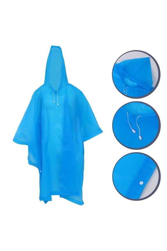 Portable Adult Poncho Convenient Raincoat Rain Ponchos for Women Outdoor Accessory