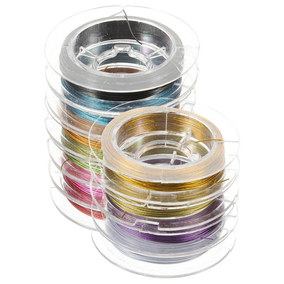 Raindrops Portable Beads Wire for DIY Use Assorted Color Metal Jewelry ...