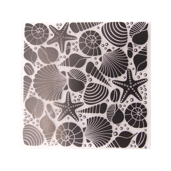 FOMIYES Black Plastic Embossing Stencil Template for Paper Crafting and Die Cuts, Easy to Use for Scrapbooking Projects