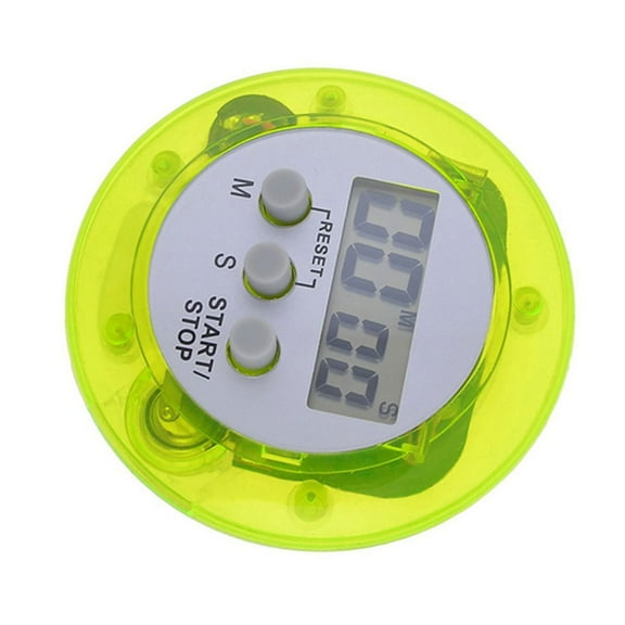 Raindrops Portable Digital Kitchen Cooking Timer Up Timer Loud Alarm with LCD Display Screen (Green)