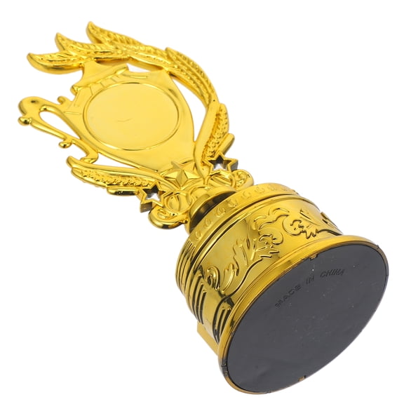 Raindrops Portable Gold Trophy Plastic Trophy Awards Trophies Cup for Party Favors Sports