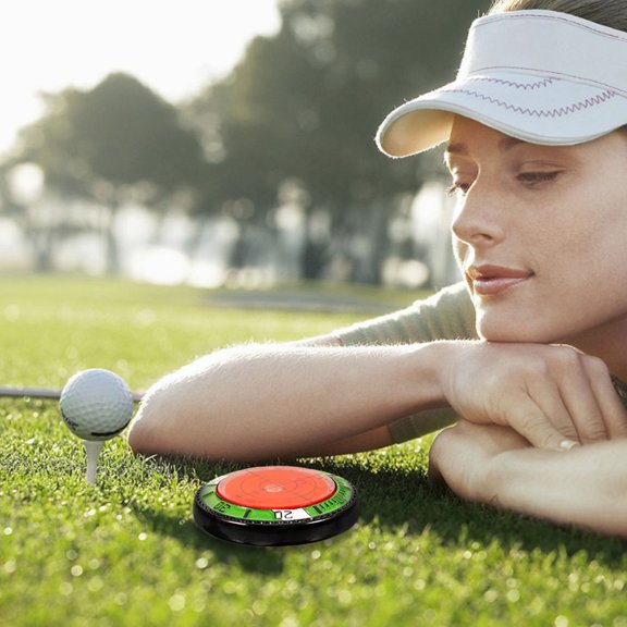 Raindrops Portable Golf Ball Marker for Golf Use Made of Sturdy ABS Plastic 2pcs