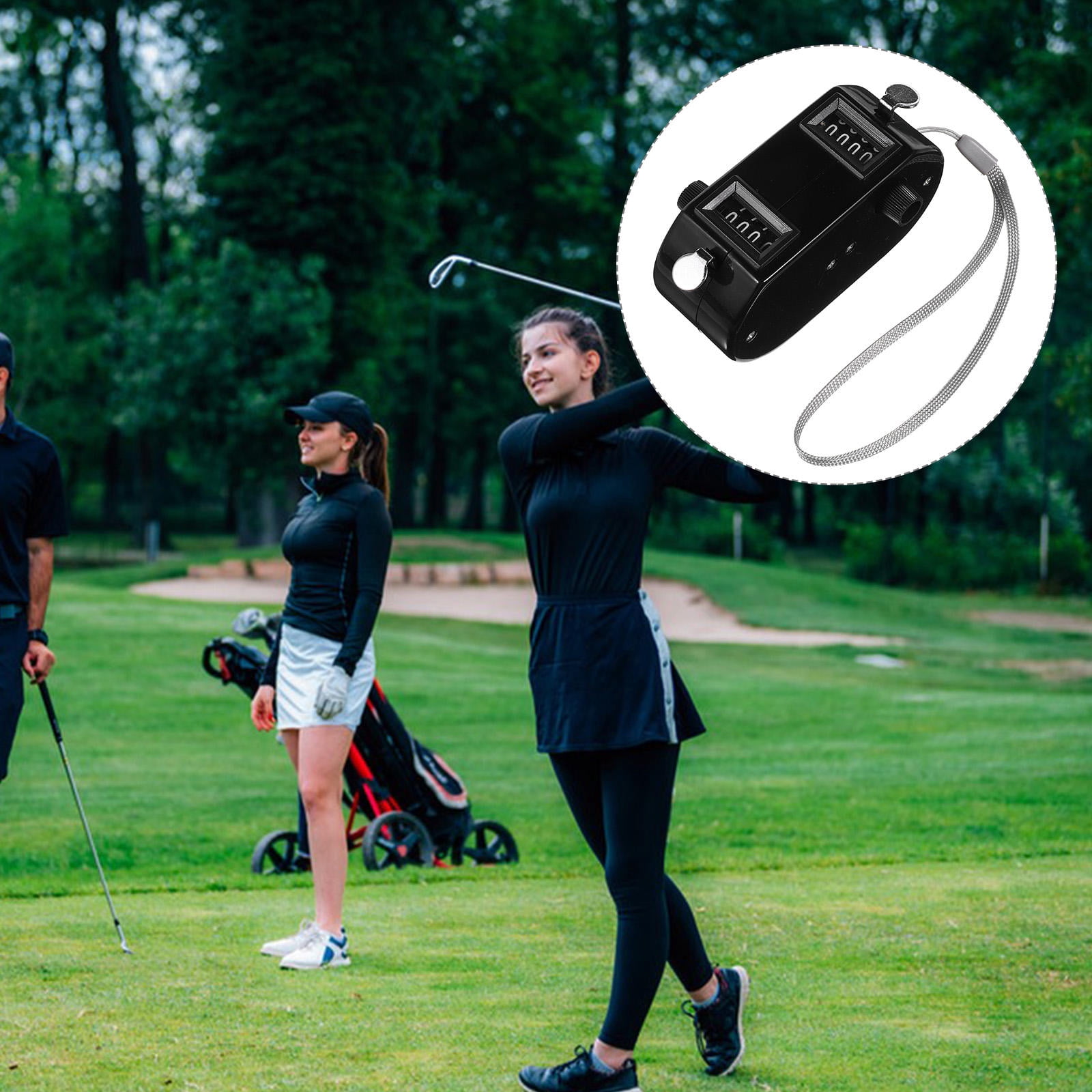 Dual Counter Order Collection Raindrops Portable Mechanical Dual Counter Clicker for Sports Scoring ...
