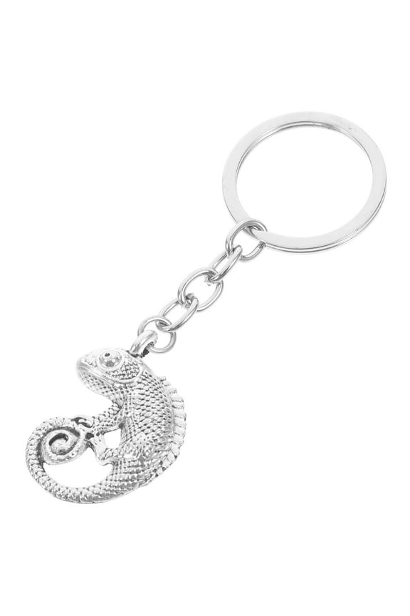 Portable Metal Keychain Lizard Hanging Charm Key Ring Handbag Hanging Pendant