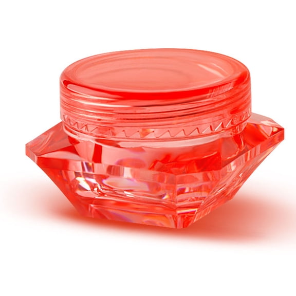 Raindrops Portable Refillable Cosmetic Containers with 40pcs Crystal Design Sample Boxes for Travel in
