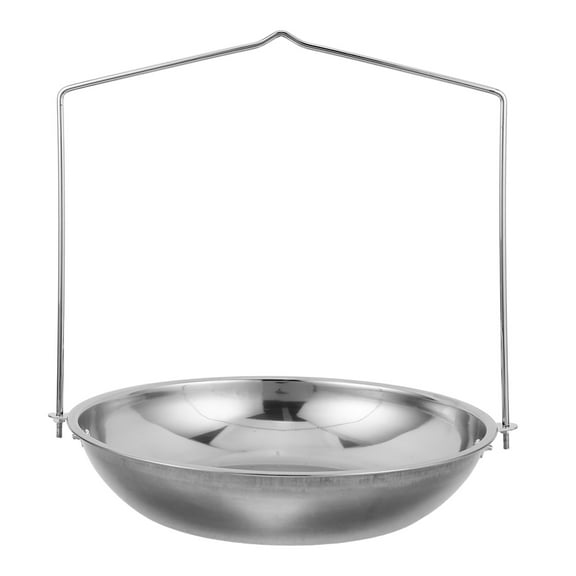 Raindrops Precision Metal Hanging Scale Pan Scoop for Crane and Pocket Dial Scales