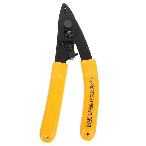Raindrops Portable Wire Stripper Fiber Optic Terminal Clamp Cable Cutting Pliers Useful Three Port Stripping Tool for Home Office Travel Outdoor