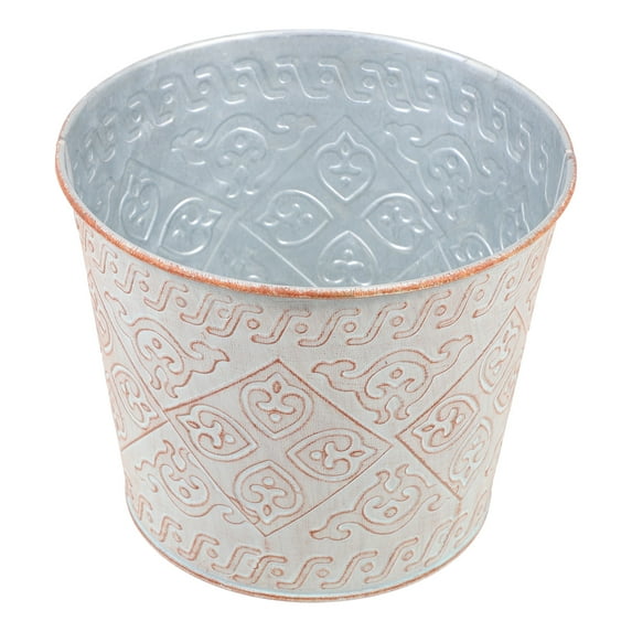 Kitandove Iron Flower Pot Vintage 1Pcs 6.7x6.7x5.5in Homeowners Gardeners Decor