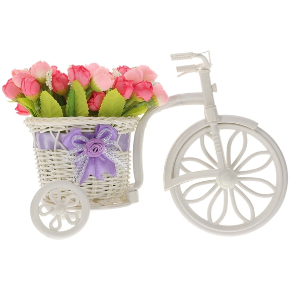 Raindrops  Potted Flower Bicycle Plant Storage Rack Indoor Display Office Man