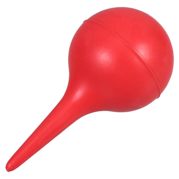 FOMIYES Red Silicone Pottery Atomizer Blowing Ball for Ceramic Art Versatile Use Durable Easy to Handle 7.5 in