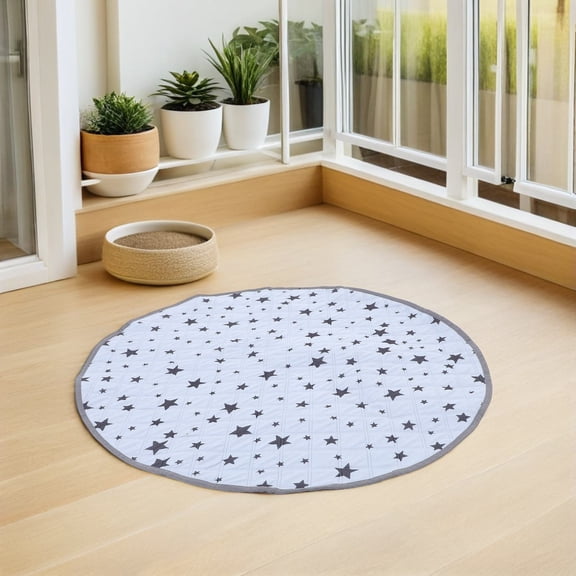 Raindrops Washable and Reusable Potty Training Pads for Dogs, Absorbent Round Doggy Pads