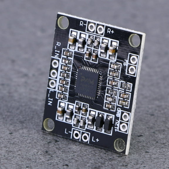 Raindrops Power Amplifier Board 1Set for Dual Channel Audio Amplification with PAM8610 Chip Miniature PCB