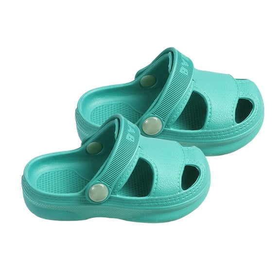 Raindrops Practical Kid Sandals Child Summer Sole Girls Extra-large Men Women Dark Green