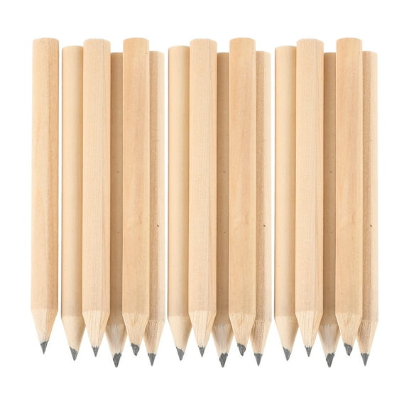 Raindrops Practical Wood Golf Pencils for Drawing with Sturdy Short Design and Smooth Writing Experience 50 Pieces HB