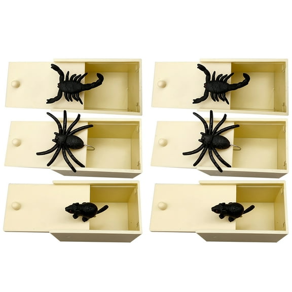 Raindrops Prank Spider Scare Box 1 Set for April Fool's Day Entertain Friends Family with Spooky