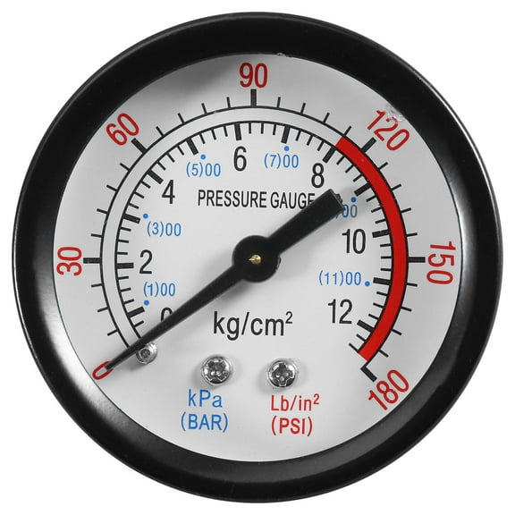 Raindrops Air Pressure Tester Mechanical Pressure Gauge Multi 1Pack 13mm Thread Outer Diameter