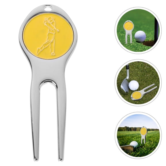 Raindrops Professional Golf Divot Repair Tool with Reliable Alloy Material and Design for Golfing Accessories 3.5 Inches