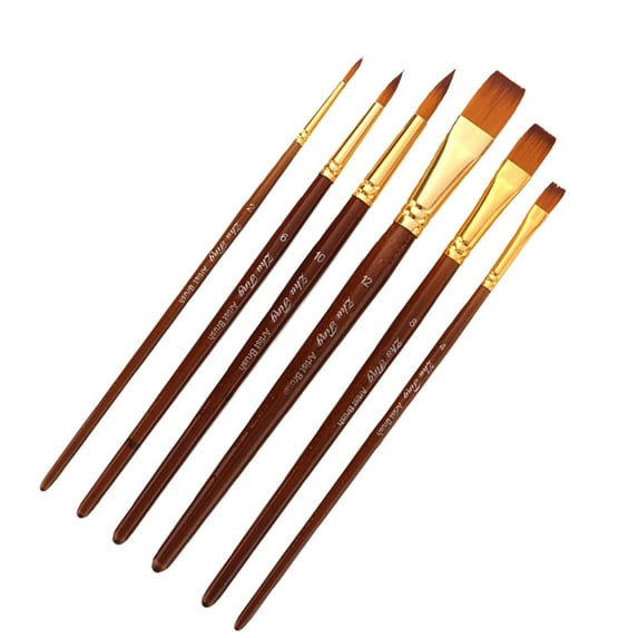 Raindrops Professional Nylon Paint Brush for Painting Use Assorted Color Safe Gentle Easy to Handle