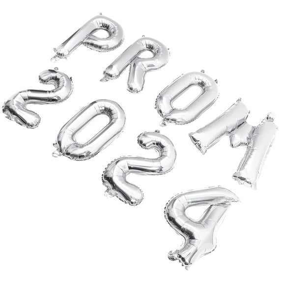 Raindrops Prom Party Favors Bulk Balloons Silver Aluminum Foil 1 Set