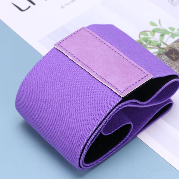 Raindrops Purple Polyester Silk Hip Trainer Bands 1Set for Fitness