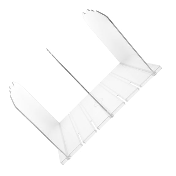 USHOBE Transparent Purse Organizer Shelf with Adjustable Partitions for Bag and Book Storage