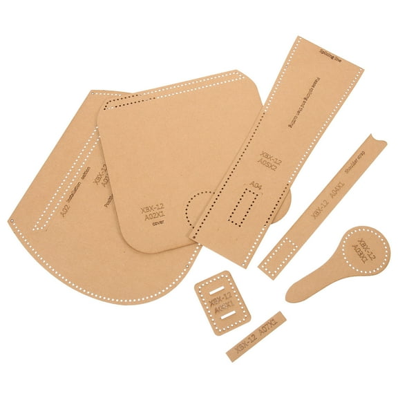 SHINYPASING Bag Making Patterns Diy Coin Bag Pattern Stencils Kraft Paper 1 Set