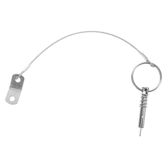 Raindrops Stainless Steel Boat Canopy Pins With Lanyard Cable Marine Hardware For Boat Safety Marine Safety Tether For Bimini Top