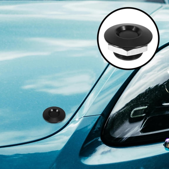 Raindrops Quick Release Hood Pin Push Button Car Hood Lock Bumper Accessory