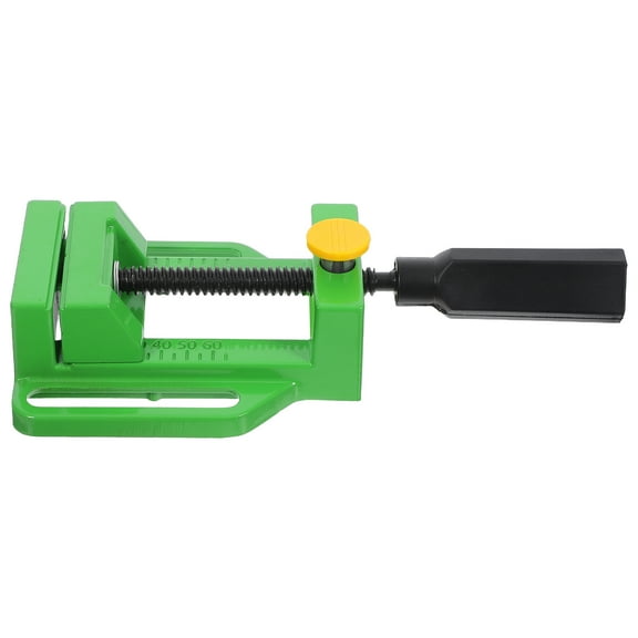 Raindrops Quick Release Vise Clamp Precision Flat Clamp Aluminum Alloy Small Bench Vise for Metalworking Woodworking Carving Portable Vise for DIY and Professional Use