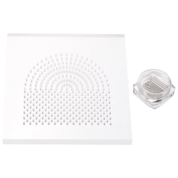 Raindrops Quilling Knitting Board for DIY Made of Durable Acrylic Transparent Material Lightweight and Compact