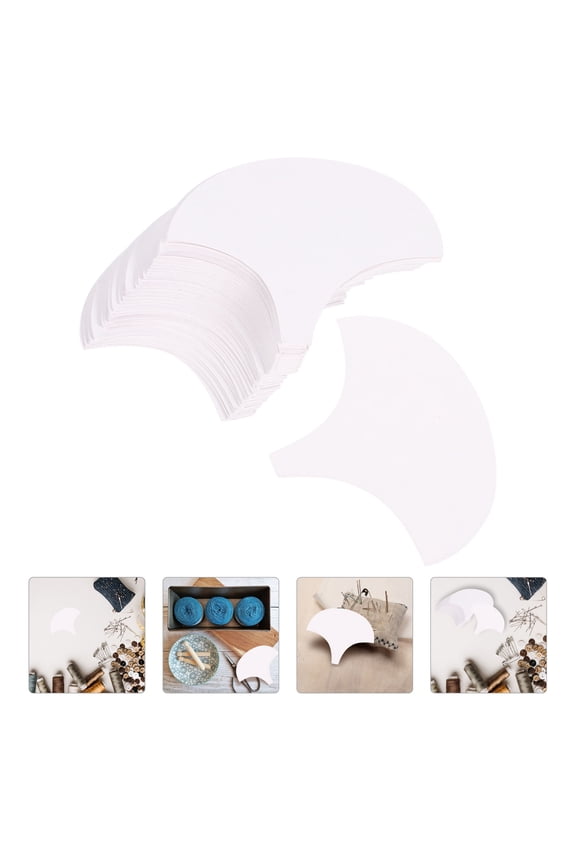 200Pcs White Quilting Piercing Paper Templates Lightweight Multiuse for Clothing Design