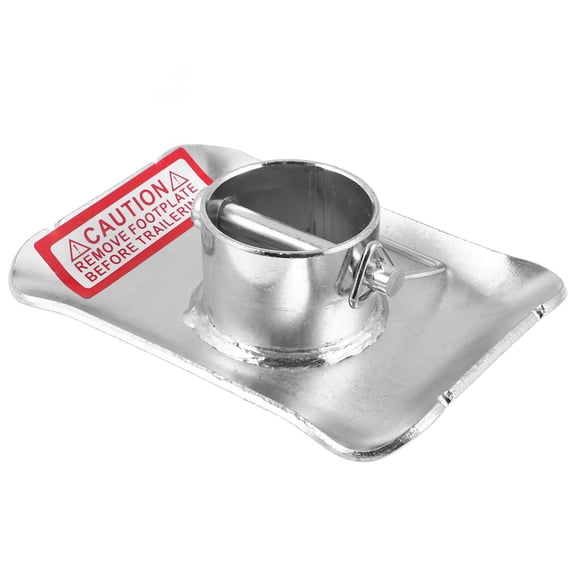 Raindrops RV Accessories Carbon Steel Jack Foot Plate 1Pcs 11.8x4.5x1.8in