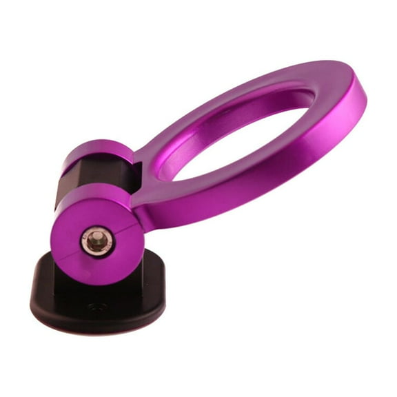 Raindrops Racing Style Tow Hook Purple ABS 1Pcs For Car SUV Shape Exterior Decoration